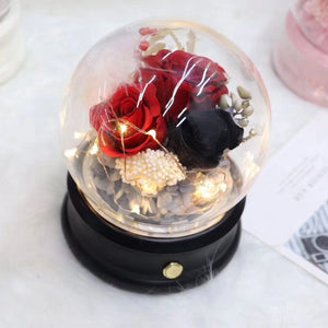 Preserved Roses - Glass Dome with Bluetooth Speaker