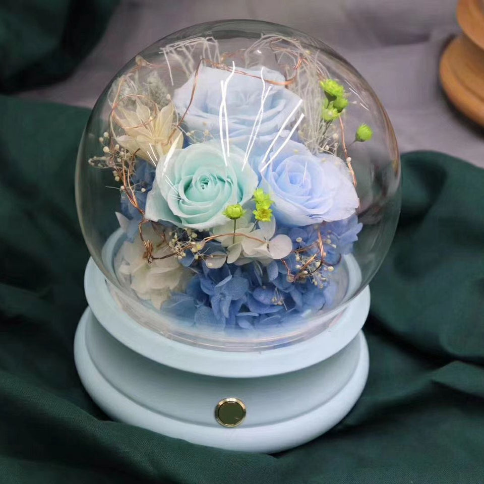 Preserved Roses - Glass Dome with Bluetooth Speaker